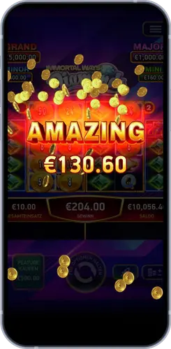Immortal Ways Diamonds – Gewinn von €130,60 nach Array-Abschluss